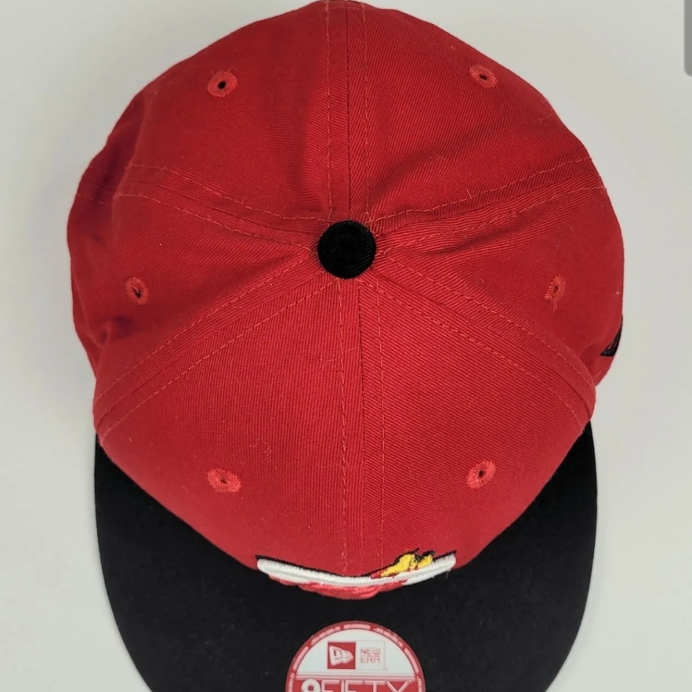 New Era NBA Hardwood Classics Miami Heat Red Snapback Hat Med/large - Picture 3 of 8